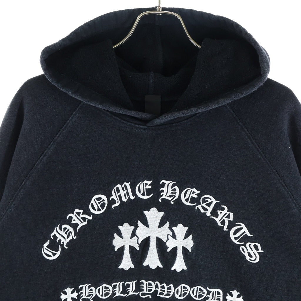 CHROME HEARTS(クロムハーツ) Y NOT SAILIN SWEAT HOODIE ワイノット セメタリークロス スウェットフーディーパーカー ブラック