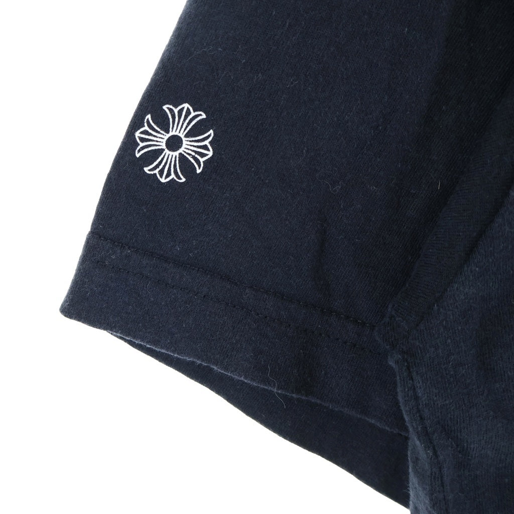 CHROME HEARTS(クロムハーツ) MLTCOL CEM CRS TEE マルチセメタリークロスプリント クルーネック半袖Tシャツ ショートスリーブカットソー ブラック