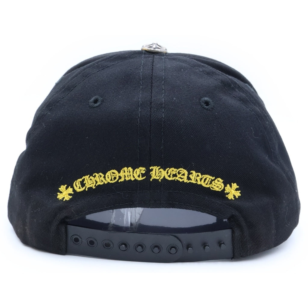 CHROME HEARTS(クロムハーツ) CH HAT CH刺繍ベースボールキャップ ブラック/イエロー
