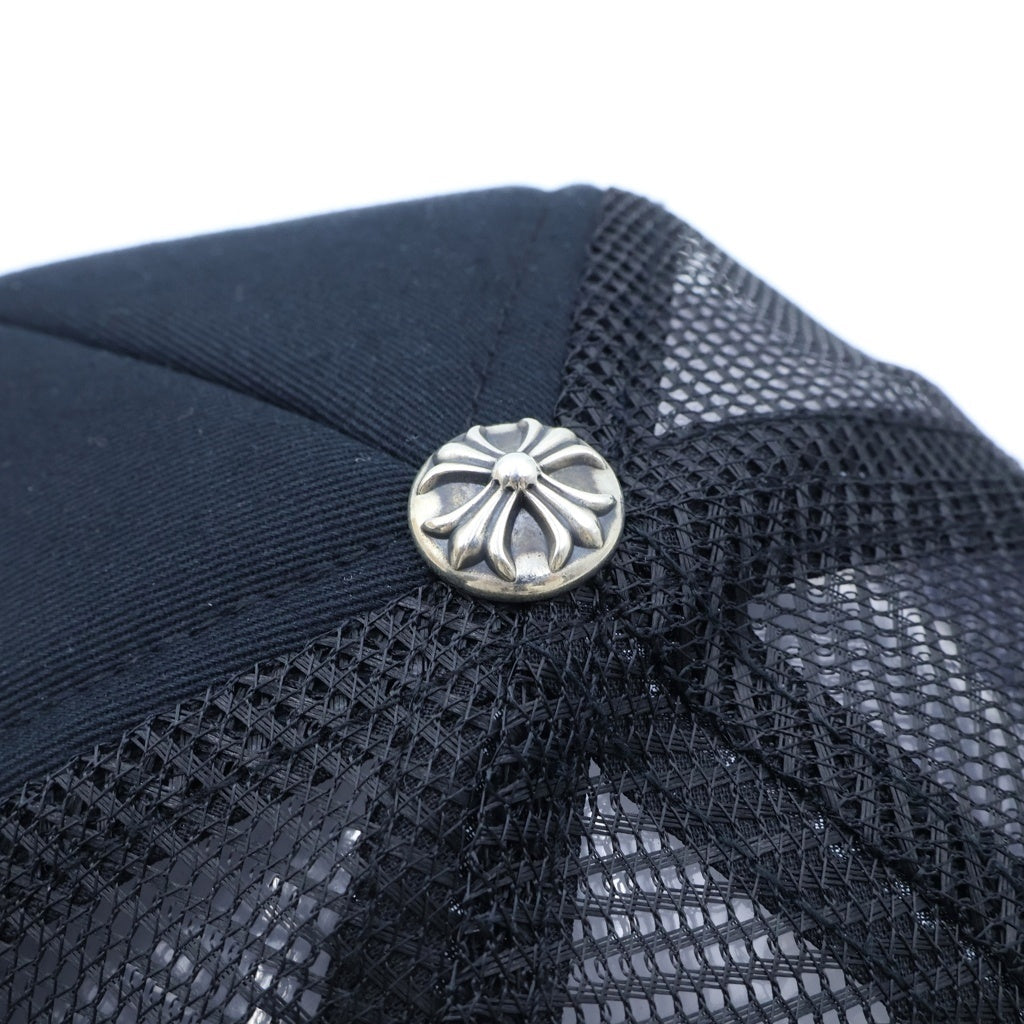 CHROME HEARTS(クロムハーツ) Fuck Leather Patch Trucker Cap ファックレザー パッチ トラッカーキャップ ブラック