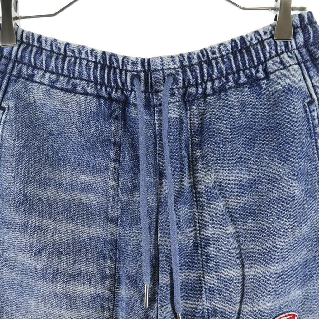 DIESEL(ディーゼル) D-MARTIANS-ME Sweat Jeans ロゴパッチ スウェットデニムパンツ インディゴ A03924