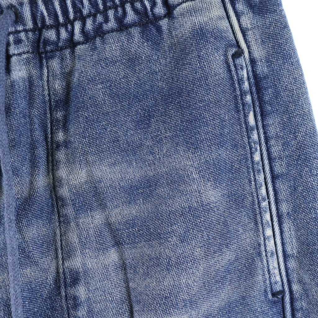 DIESEL(ディーゼル) D-MARTIANS-ME Sweat Jeans ロゴパッチ スウェットデニムパンツ インディゴ A03924