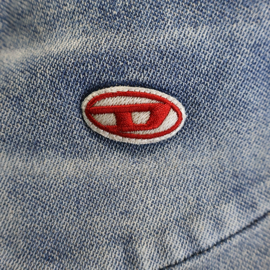 DIESEL(ディーゼル) D-MARTIANS-ME Sweat Jeans ロゴパッチ スウェットデニムパンツ インディゴ A03924