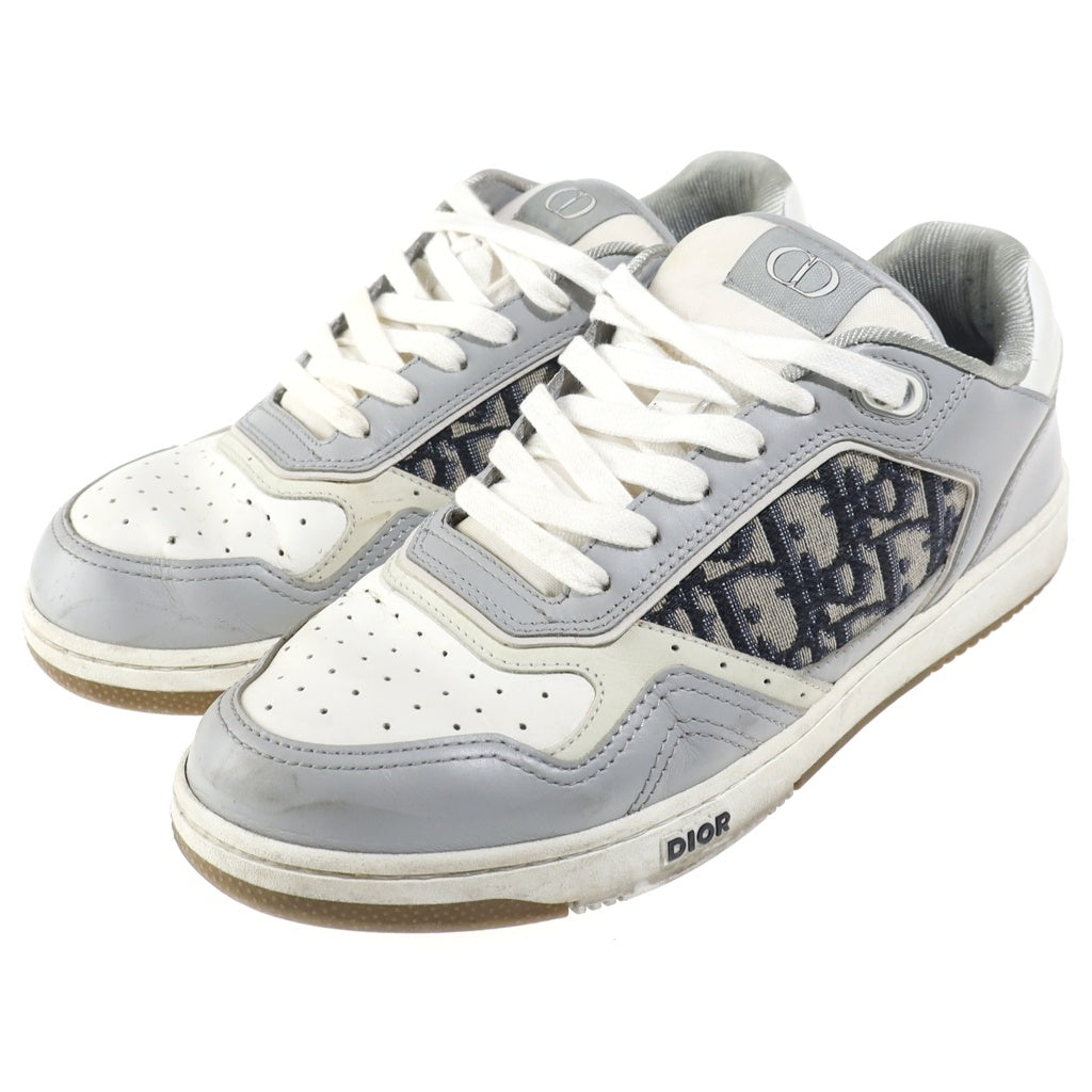 DIOR(ディオール) B27 ロートップ オブリークギャラクシー レザー ローカットスニーカー グレー