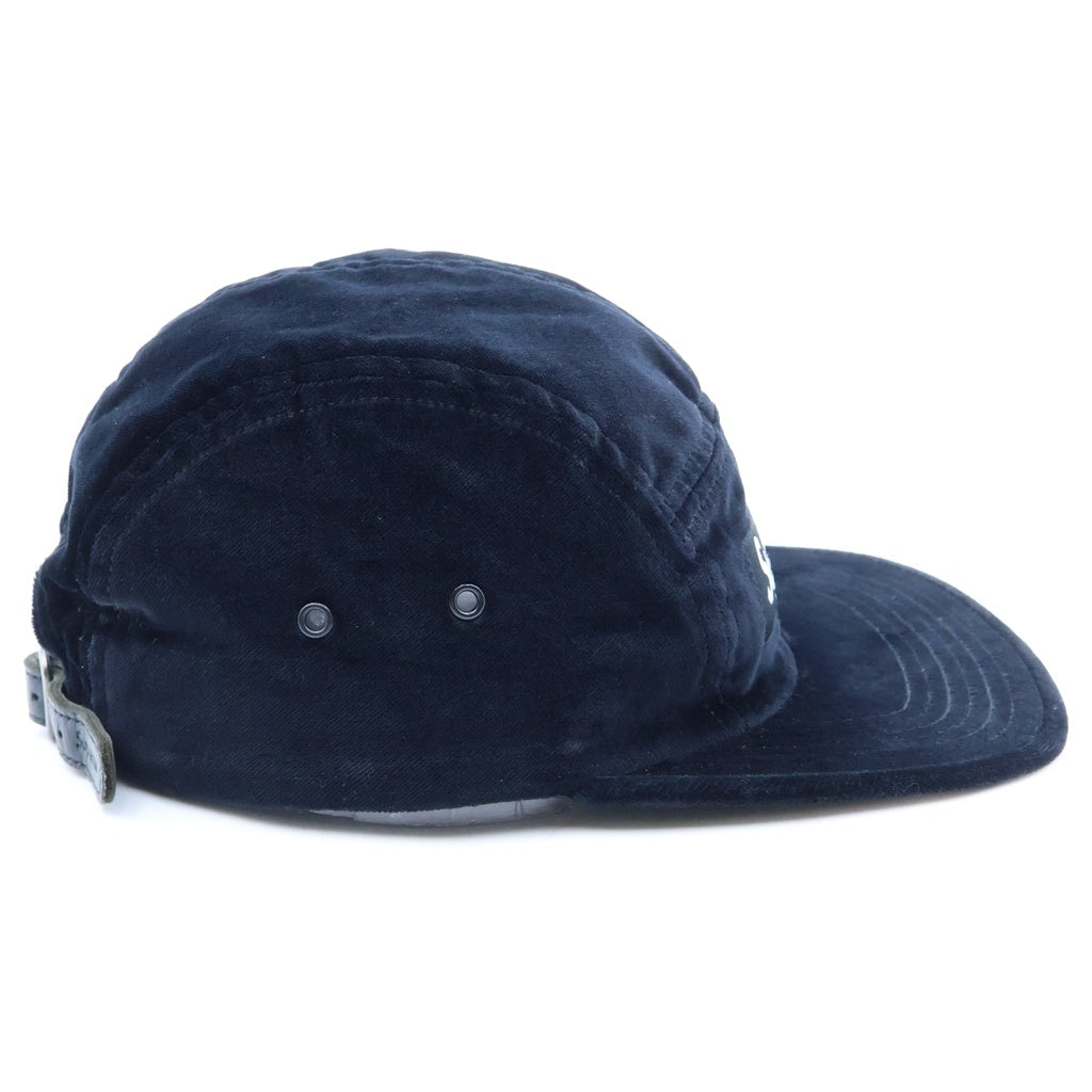 SUPREME(シュプリーム) 18AW Velvet Camp Cap BOXロゴ ベルベット