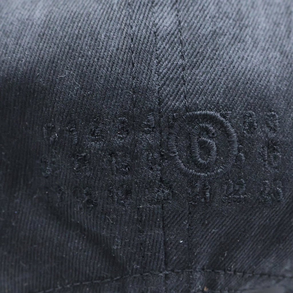 SUPREME(シュプリーム) 25SS ×MM6 Maison Margiela Painted Camp Cap ボックスロゴ ペインテッド キャンプ キャップ ブラック