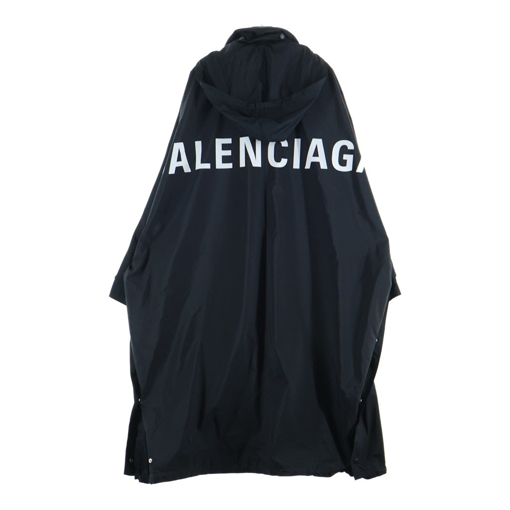 BALENCIAGA(バレンシアガ) バックロゴプリント オペラコート ブラック 518184 TYD36