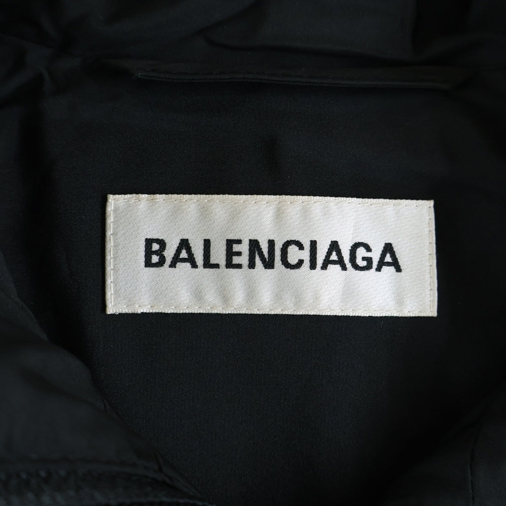 BALENCIAGA(バレンシアガ) バックロゴプリント オペラコート ブラック 518184 TYD36