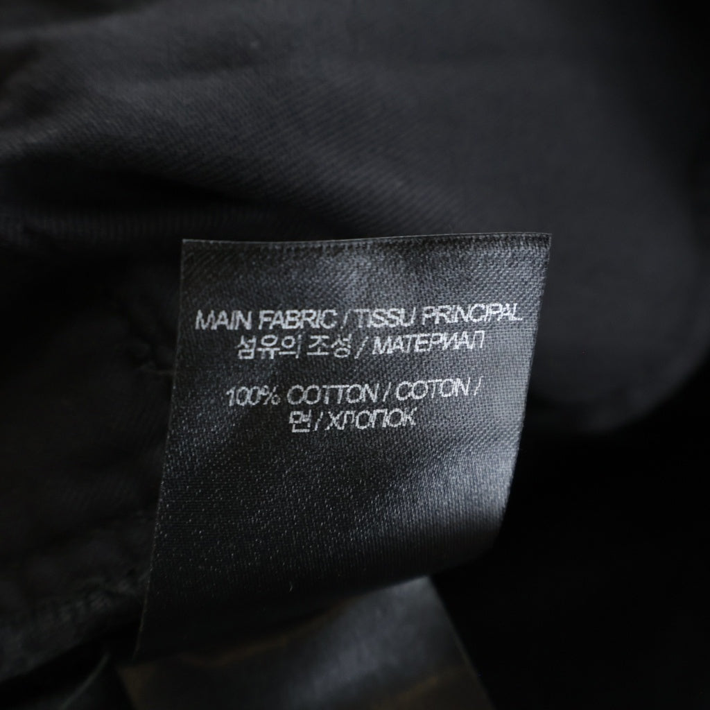 VETEMENTS(ヴェトモン) 23SS ダクラッシュ加工 デストロイ インサイドアウト バギーデニムパンツ ブラック UA65PA840B