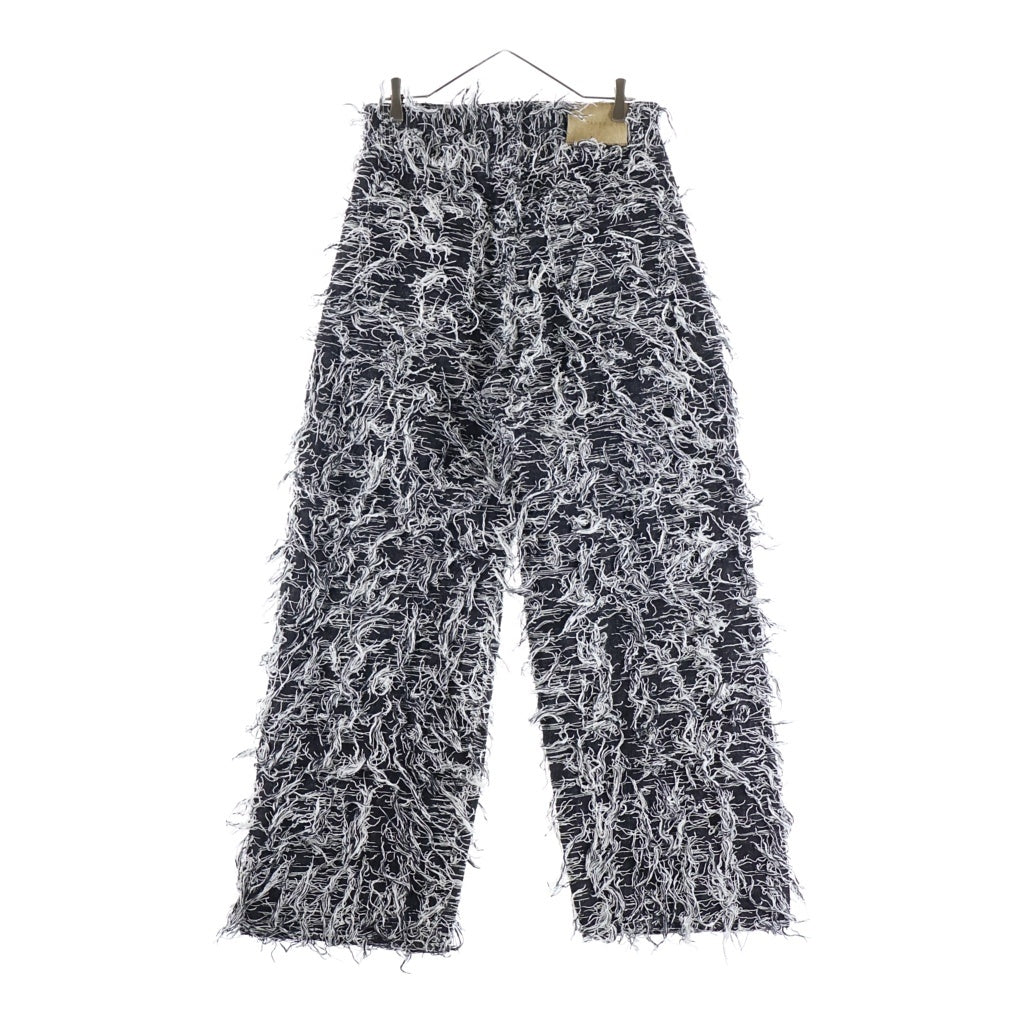 TAAKK(ターク) 26AW SHAGGY DENIM PANTS TA26AW-PT038 加工 ワイドデニムパンツ ブラック