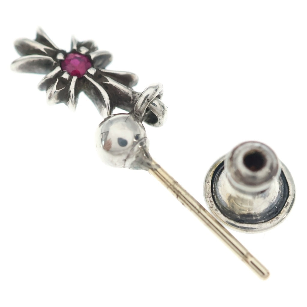 CHROME HEARTS(クロムハーツ) TNY E CH PLS RBY タイニーE CHプラス ドロップピアス 1ルビー シルバー レディース