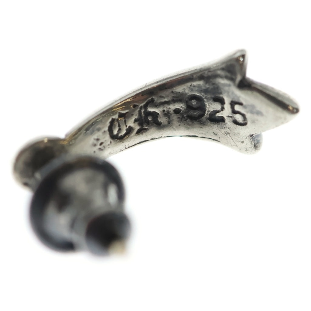CHROME HEARTS(クロムハーツ) STUD CRSSTAL クロステイルスタッド ピアス シルバー