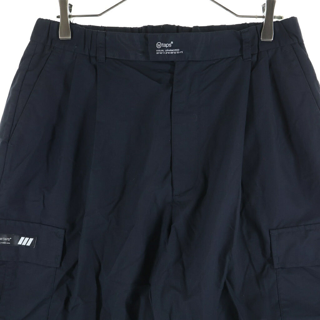 WTAPS(ダブルタップス) 23AW TROUSERS NYLON RIPSTOP トラウザーズ ナイロンカーゴパンツ ブラック 232BRDT-PTM03