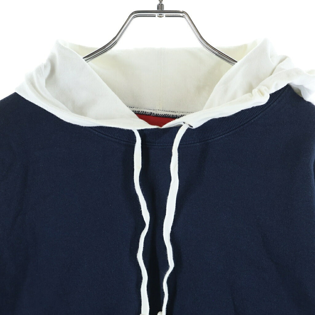 SUPREME(シュプリーム) 16SS 2-Tone Hooded Sweatshirt 2トーン プルオーバーパーカー ネイビー