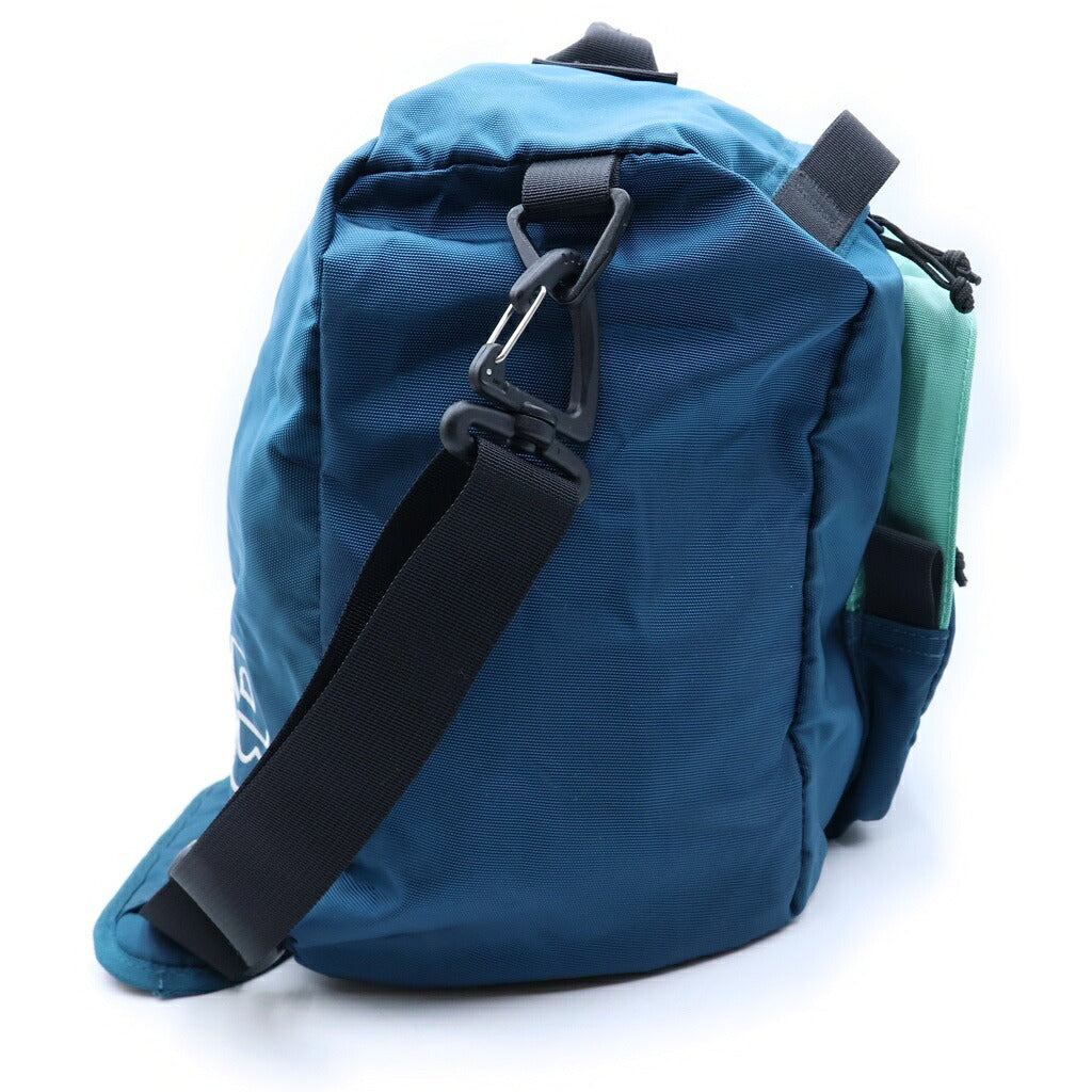 SUPREME(シュプリーム) 19AW Duffle Bag 2WAY ボックスロゴ ボストンバック メタリック ターコイズ グリーン
