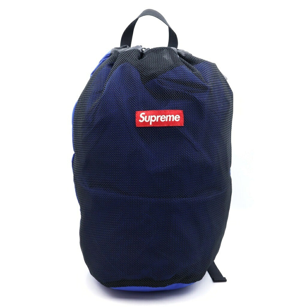SUPREME(シュプリーム) 15SS Mesh Backpack メッシュバックパック ボックスロゴ リュック ブルー