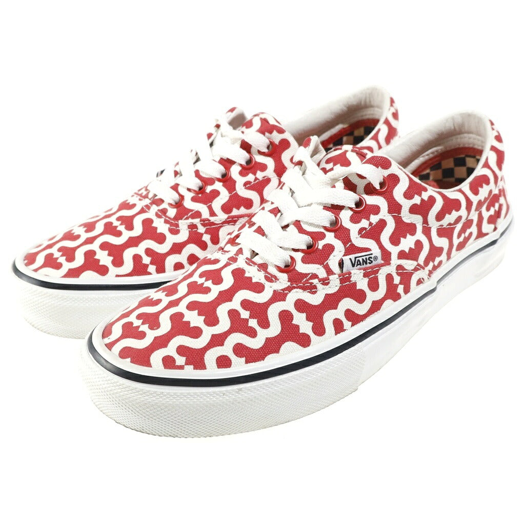 SUPREME(シュプリーム) 21SS ×VANS Monogram S Logo Skate Era モノグラム スケートエラ VN0A5KRV5XS ローカットスニーカー US8.5/26.5cm レッド