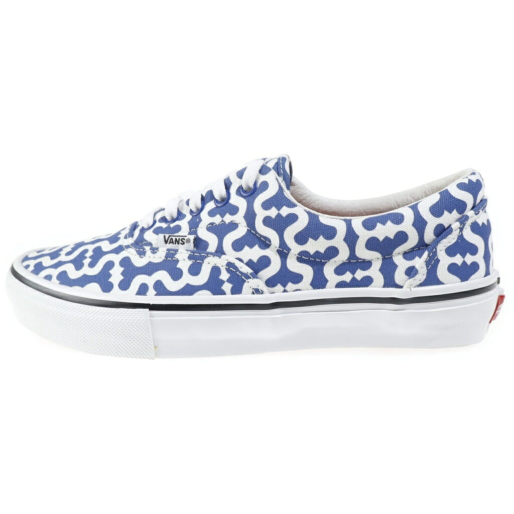 SUPREME(シュプリーム) 21SS ×VANS Monogram S Logo Skate ERA モノグラム スケートエラ VN0A5KRV5YE ローカットスニーカー US8/26cm ブルー