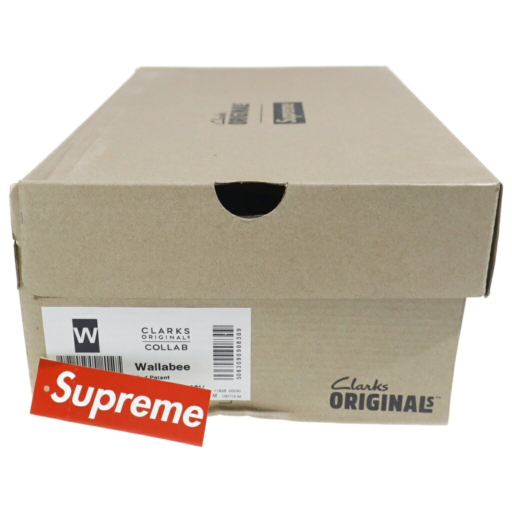 SUPREME(シュプリーム) 24SS ×Clarks Patent Leather Wallabee Multicolor パテントレザー ワラビー モカシンシューズ マルチカラー