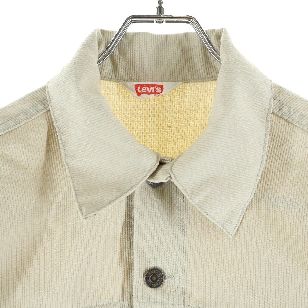 Levi's(リーバイス) VINTAGE 70s BIGE ピケ 黒タブ トラッカージャケット ベージュ