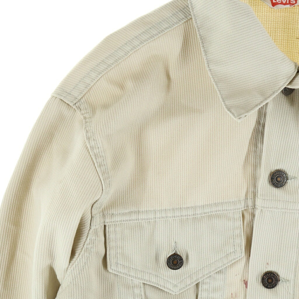 Levi's(リーバイス) VINTAGE 70s BIGE ピケ 黒タブ トラッカージャケット ベージュ