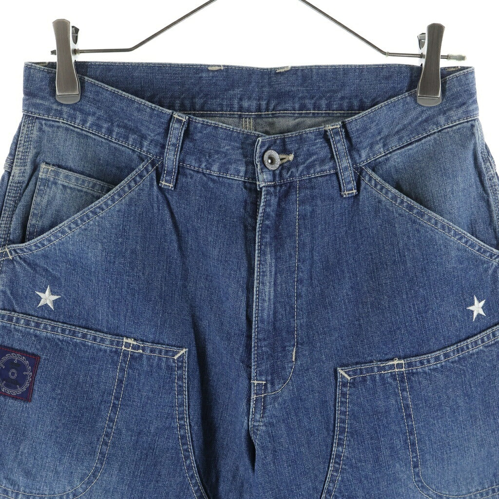 NEIGHBORHOOD(ネイバーフッド) 26SS ×M&M WASHED DENIM PAINTER PANTS 262AQMMN-PTM01 ワイドデニム インディゴ