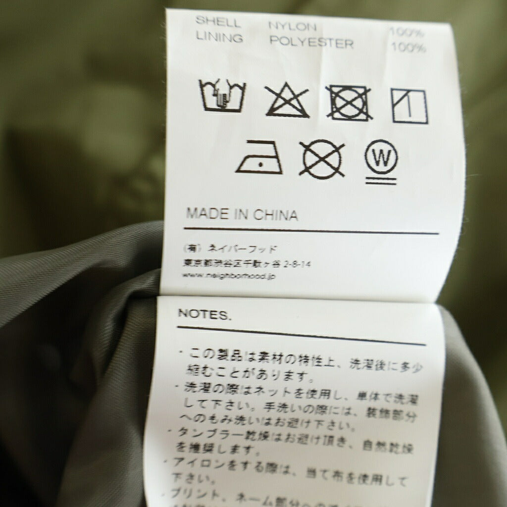 NEIGHBORHOOD(ネイバーフッド) 25SS WINDBREAKER JACKET-2 251TSNH-JKM07 コーチジャケット カーキ