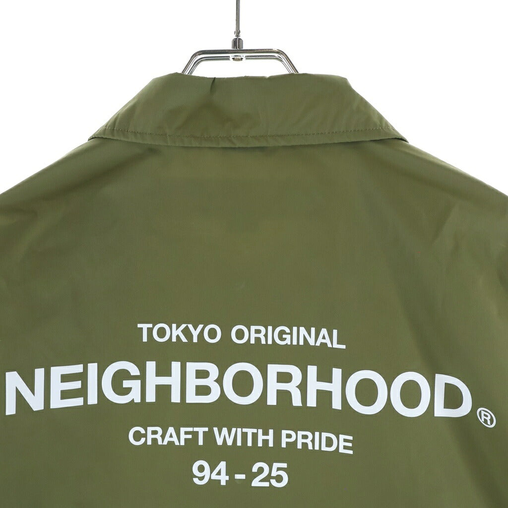 NEIGHBORHOOD(ネイバーフッド) 25SS WINDBREAKER JACKET-2 251TSNH-JKM07 コーチジャケット カーキ