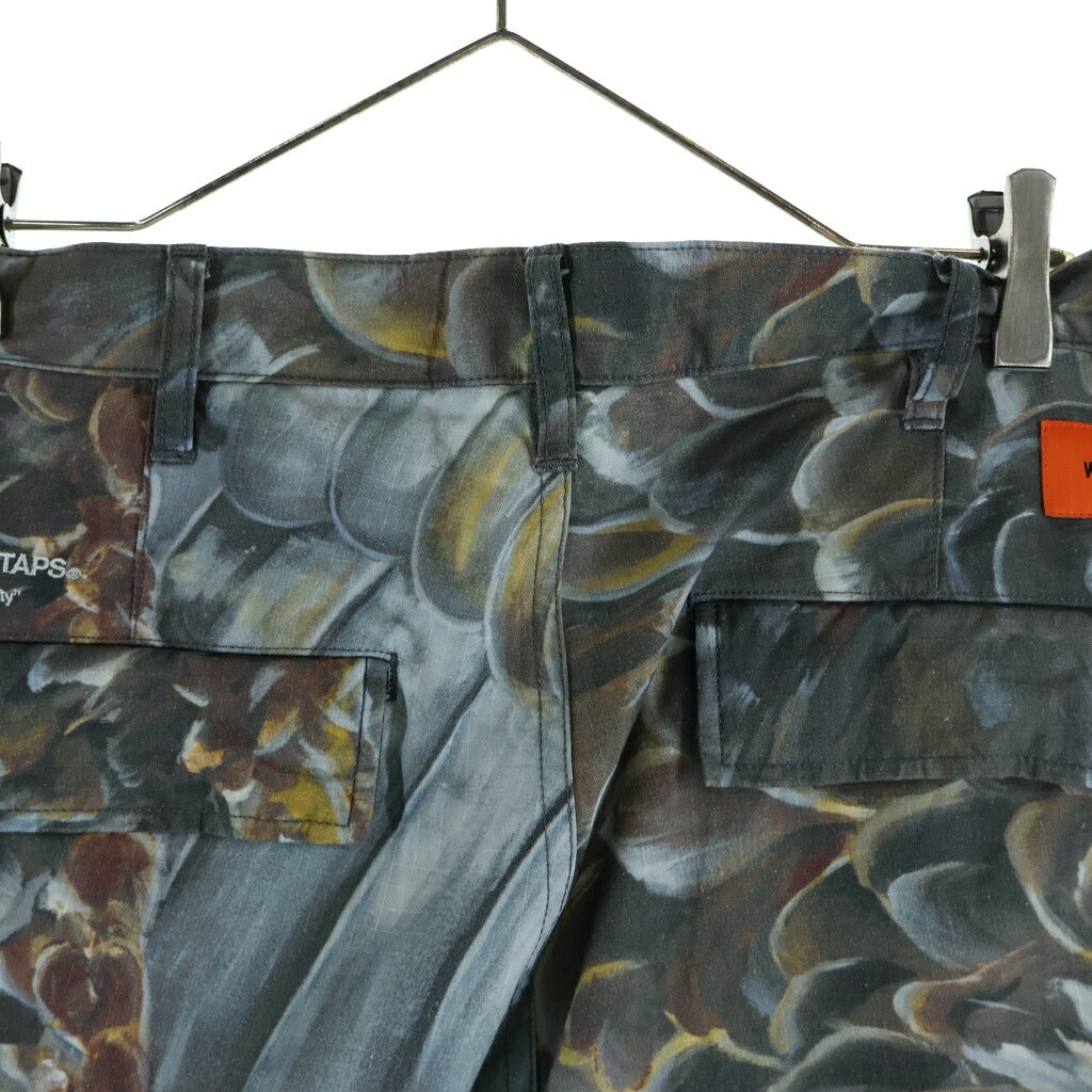 WTAPS(ダブルタップス) 24SS MILT9602/Trousers/Cotton. Ripstop. Camo. Identity Wed Camo リップストップ ウェドカモ カーゴパンツ カーキ