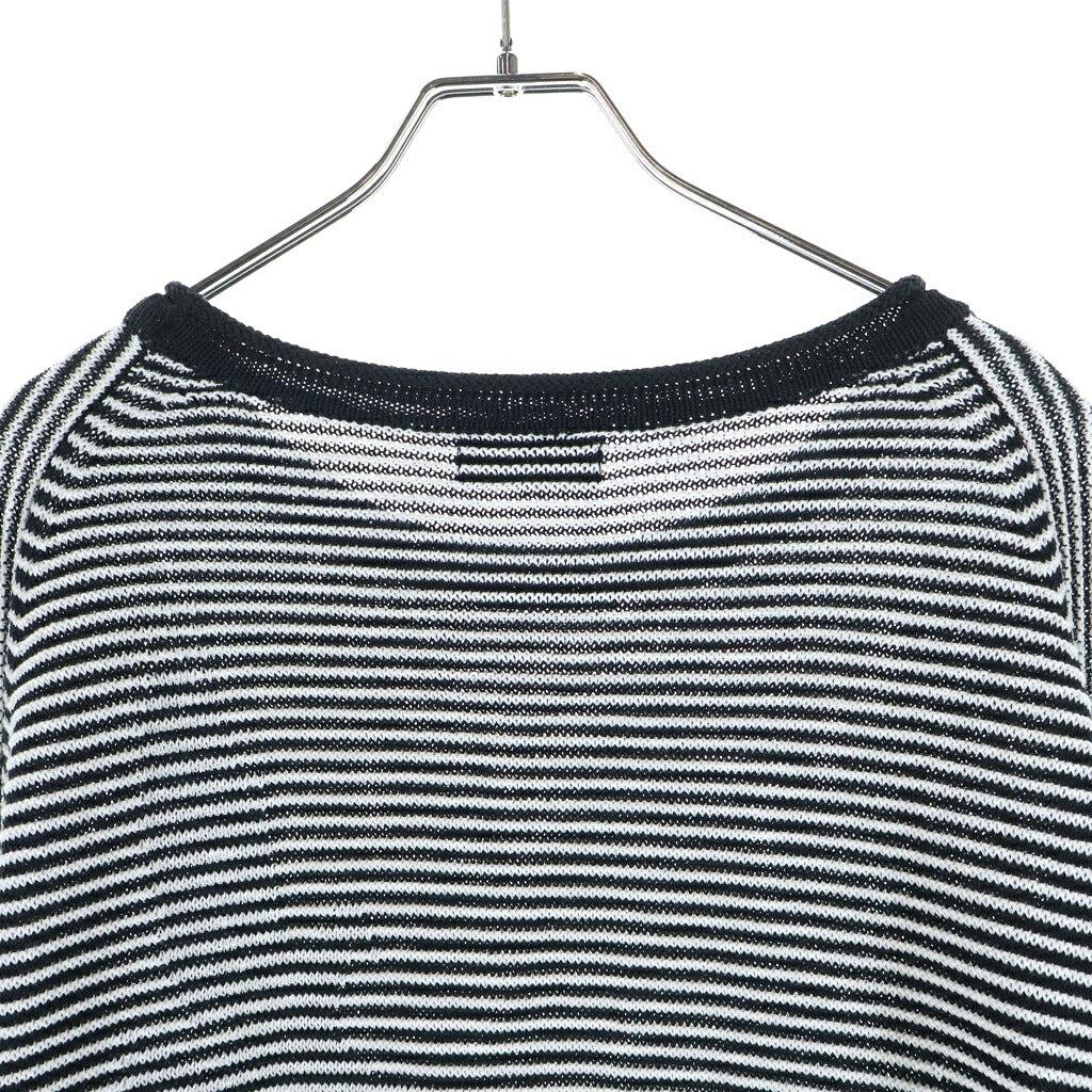 LAST NEST(ラスト ネスト) IIIusion Doves Sweater イリュージョンニットセーター ホワイト/ブラック