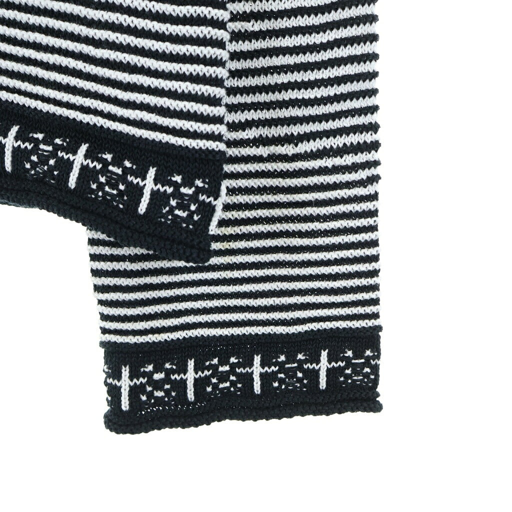 LAST NEST(ラスト ネスト) IIIusion Doves Sweater イリュージョンニットセーター ホワイト/ブラック