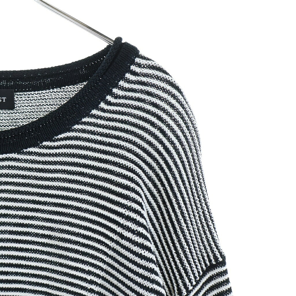 LAST NEST(ラスト ネスト) IIIusion Doves Sweater イリュージョンニットセーター ホワイト/ブラック