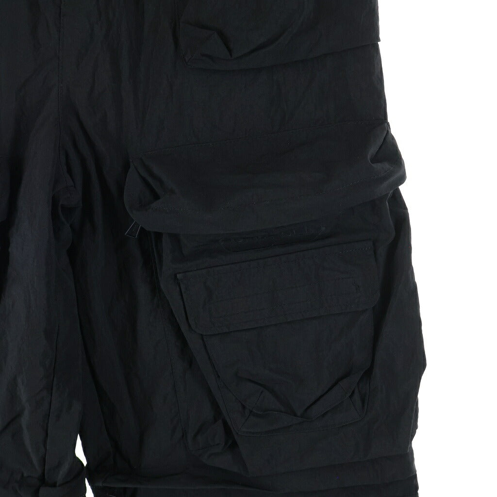 DIESEL(ディーゼル) 23AW P-Staind ナイロンカーゴパンツ ブラック A10503
