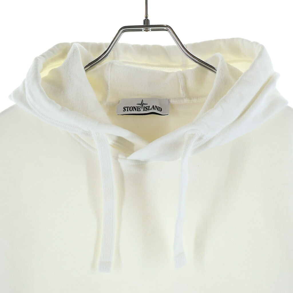 STONE ISLAND(ストーンアイランド) ガーメントダイ プルオーバー スウェットパーカー ホワイト 771564120