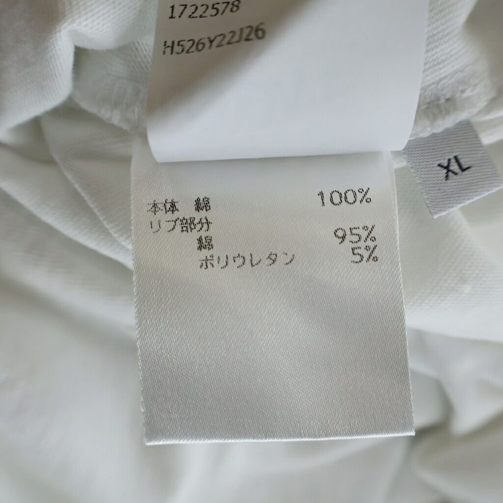 LOEWE(ロエベ) アナグラムロゴ刺繍 クルーネック半袖Tシャツ カットソー ホワイト H526Y22J26