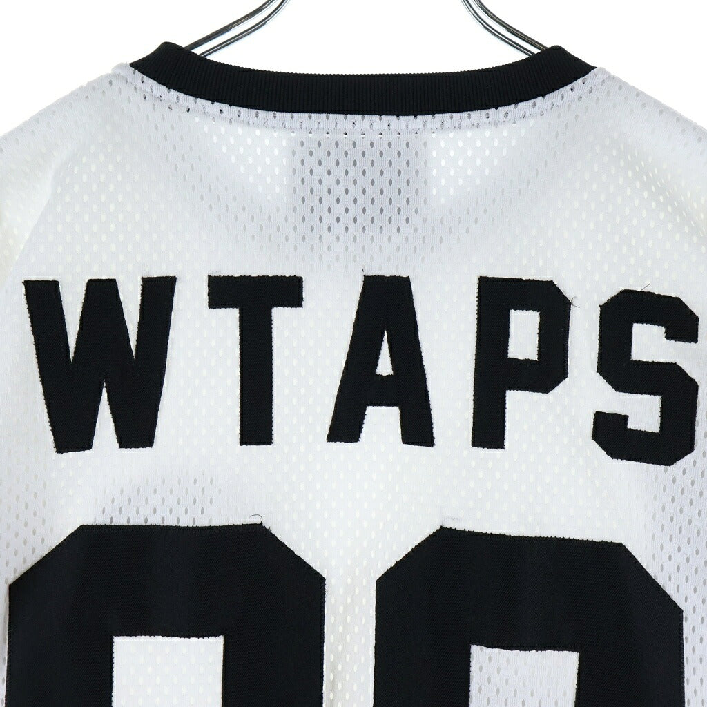 WTAPS(ダブルタップス) 22AW NETMINDER/LS/POLY. LLW 222ATDT-CSM06 メッシュ ゲームシャツ ホワイト