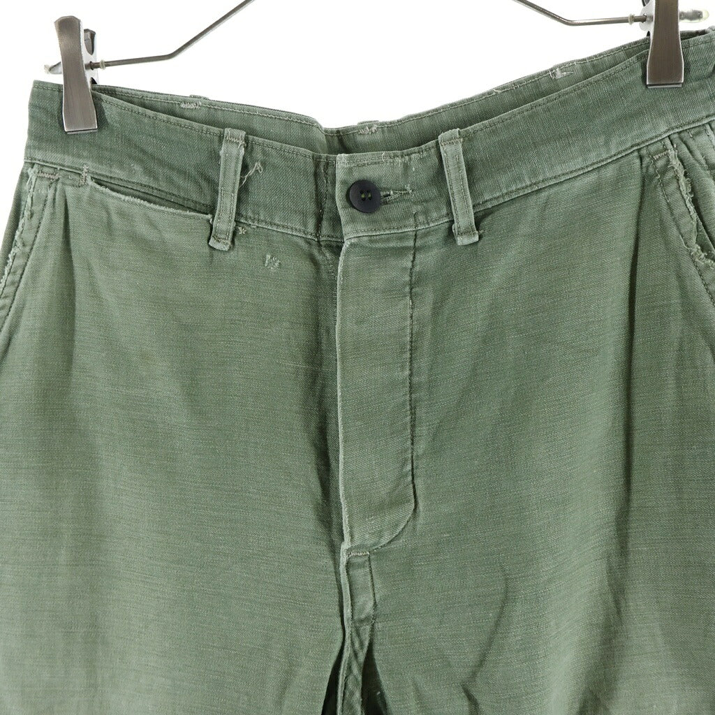 MILITARY(ミリタリー) VINTAGE 60s アジャスタ無 ARMY ベイカーパンツ カーキ