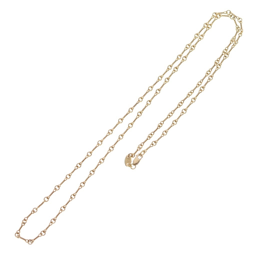 CHROME HEARTS(クロムハーツ) 22K NECKCHAIN T24 ツイストチェーンネックレス 24inch ゴールド