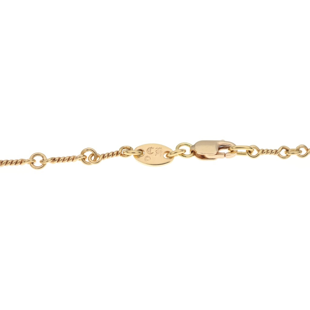 CHROME HEARTS(クロムハーツ) 22K NECKCHAIN T24 ツイストチェーンネックレス 24inch ゴールド