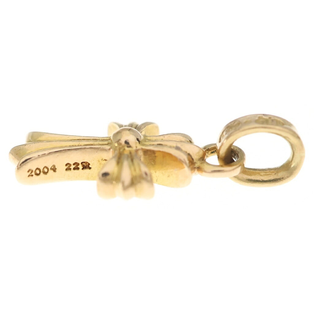 CHROME HEARTS(クロムハーツ) 22K CRS BBYFAT P/DIA ベイビーファットクロス PAVEダイヤ ペンダントトップ ゴールド BCA035