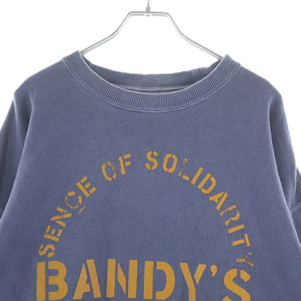 RATS(ラッツ) 25SS PIGMENT DYED CREW NECK SWEAT ピグメントダイ加工クルーネックスウェット 25RTC-0203 ネイビー