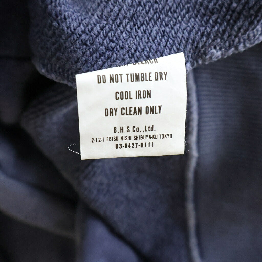 RATS(ラッツ) 25SS PIGMENT DYED CREW NECK SWEAT ピグメントダイ加工クルーネックスウェット 25RTC-0203 ネイビー