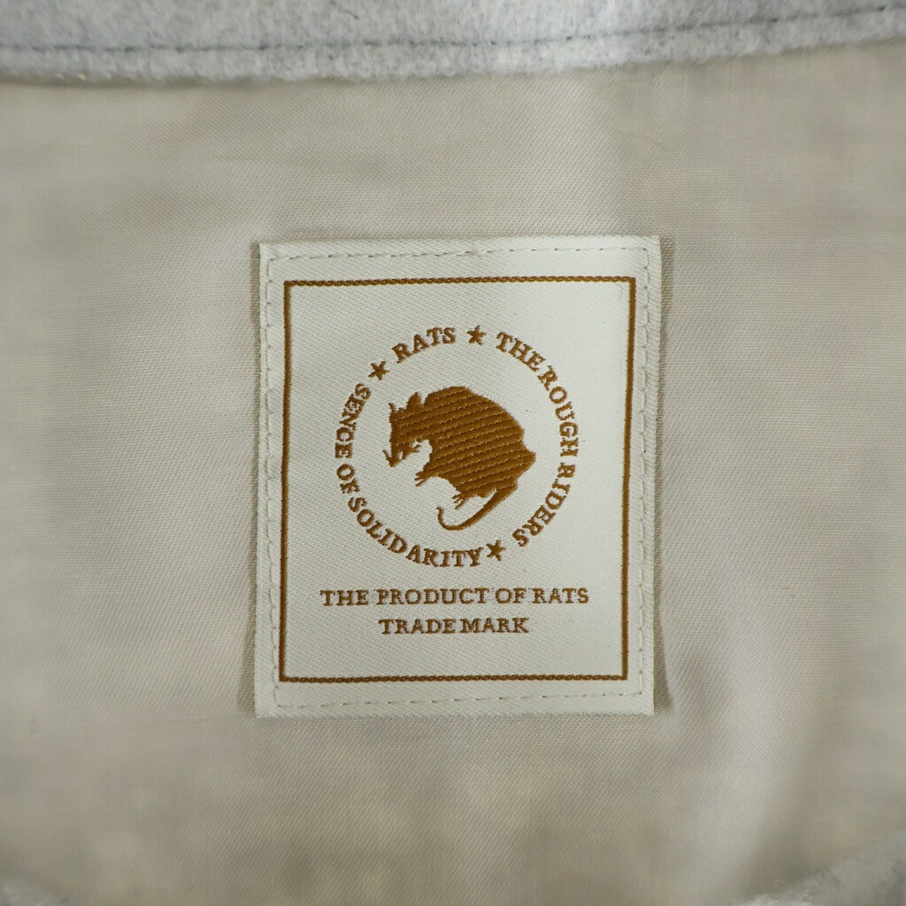 RATS(ラッツ) 25AW WOOL ZIP JACKET ウールジップジャケット 25RJ-0909 ホワイト