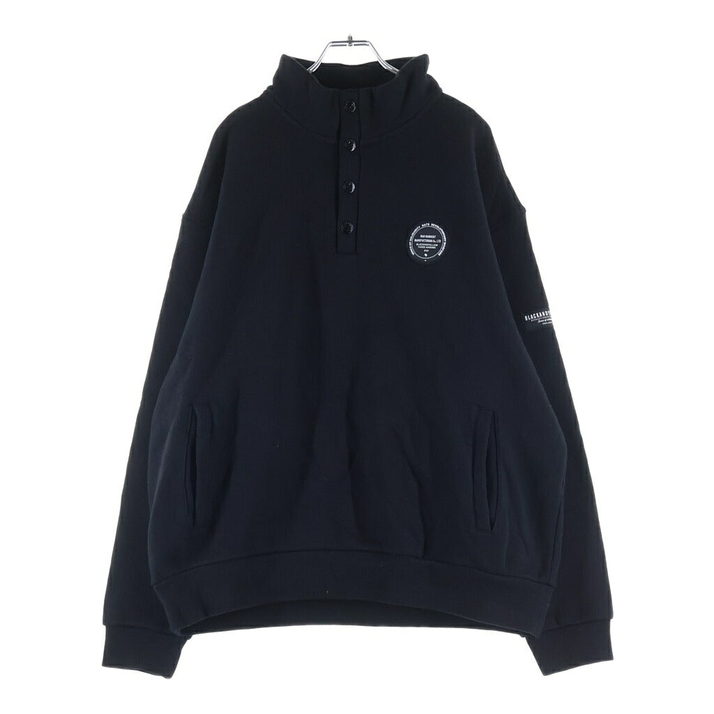 RATS(ラッツ) 24AW STAND COLLAR SWEAT スタンドカラースウェット 24RTC-1201 ブラック