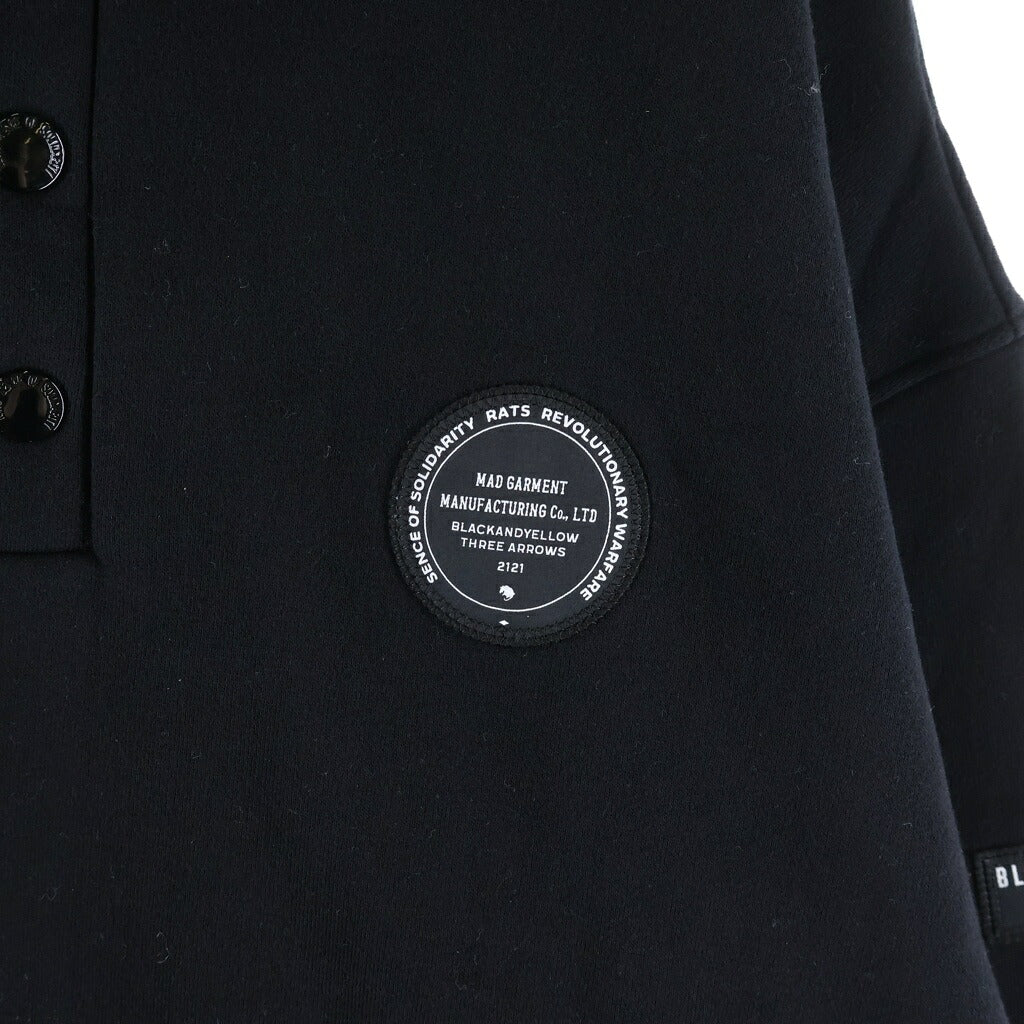 RATS(ラッツ) 24AW STAND COLLAR SWEAT スタンドカラースウェット 24RTC-1201 ブラック