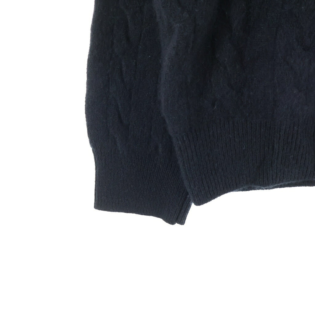 RATS(ラッツ) 24AW CASHMERE CABLE KNIT カシミヤケーブルクルーネックニット 24RN-1011 ブラック