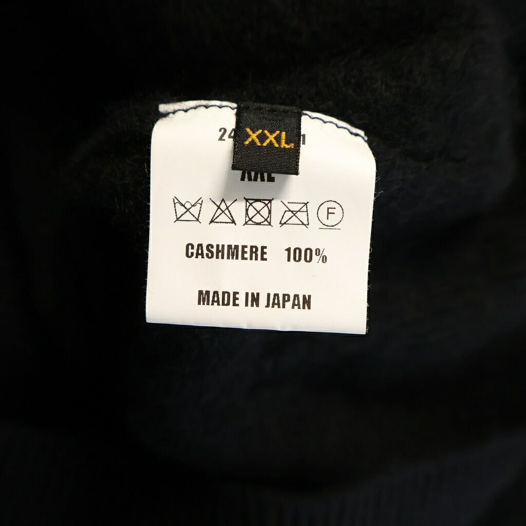 RATS(ラッツ) 24AW CASHMERE CABLE KNIT カシミヤケーブルクルーネックニット 24RN-1011 ブラック