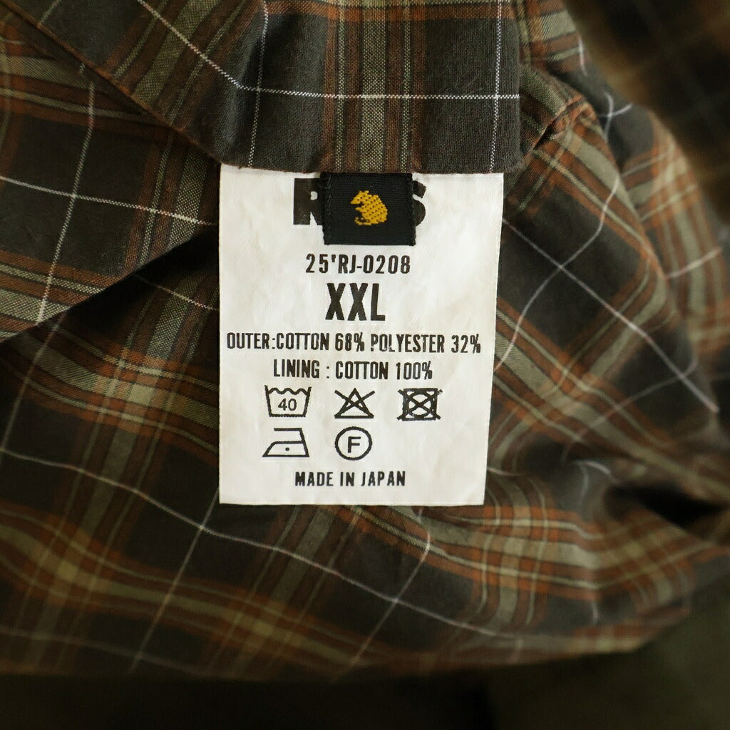 RATS(ラッツ) 25SS 40'S WORK JKT フォーティーズワークジャケット 25RJ-0208 カーキ