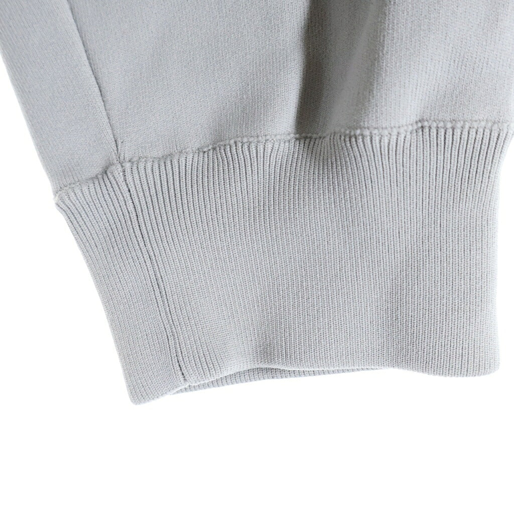miumiu(ミュウミュウ) 26SS Technical Fabric Zip-up Sweatshirt テクニカルファブリック ジップアップ スウェット ジップアップジャケット MMF00U S000 1480 グレー