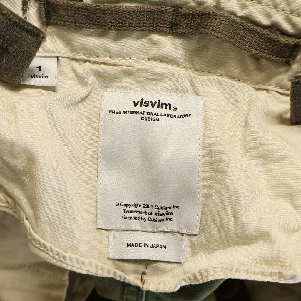 VISVIM(ヴィスヴィム) 12AW EIGER SANCTION PANT アイガーサンクションパンツ 0112205008016 カーゴパンツ カーキ
